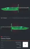 ★ M9 Bayonet | Gamma Doppler Emerald (Factory New)