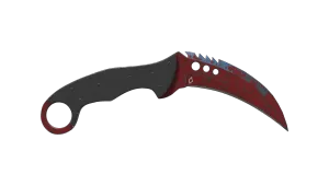 ★ StatTrak™ Talon Knife | Crimson Web (Well-Worn)