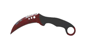 ★ StatTrak™ Talon Knife | Crimson Web (Well-Worn)