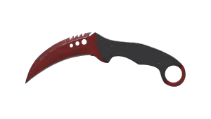 StatTrak™ Talon-kniv (★) | Crimson Web (Lidt slidt)