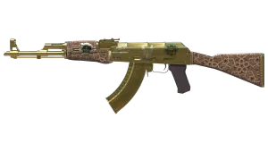 Souvenir AK-47 | Złota arabeska (prosto z fabryki)