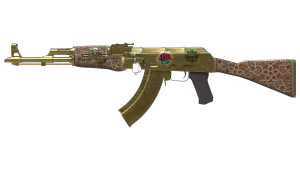 Souvenir AK-47 | Gold Arabesque (Minimalt slitage)