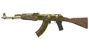 Souvenir AK-47 | Gold Arabesque (Fabriksny)