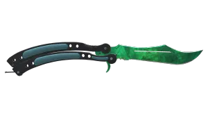 ★ StatTrak™ Butterfly Knife | Gamma Doppler Emerald (Factory New)