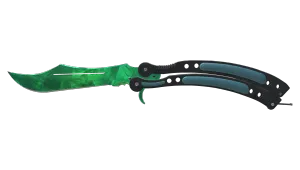 ★ StatTrak™ Butterfly Knife | Gamma Doppler Emerald (Factory New)