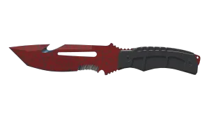 Survival-Messer (★) | Purpurnes Netz (Fabrikneu)
