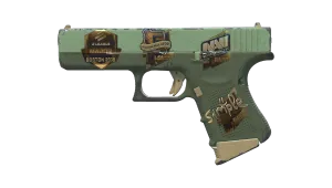 Souvenir Glock-18 | Agua subterránea (Algo desgastado)