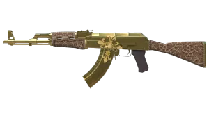 Souvenir AK-47 | Gold Arabesque (Factory New)