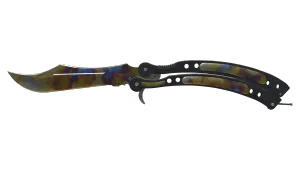 Butterfly-kniv (★) | Case Hardened (Meget slidt)