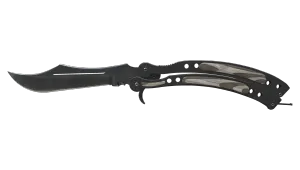 Butterfly-kniv (★) | Black Laminate (Afprøvet i marken)