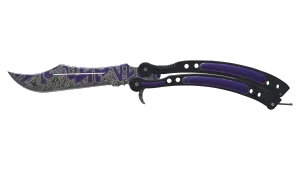 StatTrak™ Cuchillo Mariposa ★ | Mano alzada