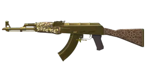 Souvenir AK-47 | Guld Arabesque (Kampvansiret)
