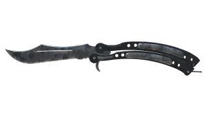 Butterfly-kniv (★) | Stained (Meget slidt)