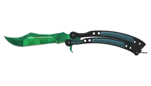 ★ StatTrak™ Butterfly Knife | Gamma Doppler Emerald (Factory New)
