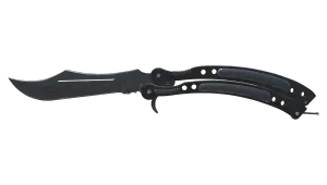 Cuchillo Mariposa ★ | Acero de damasco