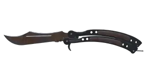 Cuțit fluture (★) | Rust Coat