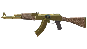 Souvenir AK-47 | Gold-Arabeske (Minimale Gebrauchsspuren)