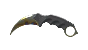 Karambit ★ | Case Hardened (Com Muito Uso)