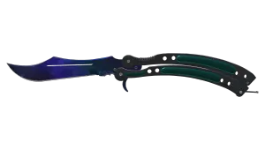 StatTrak™ Nóż motylkowy (★) | Doppler (lekkie zużycie)
