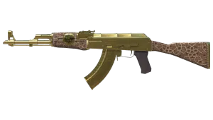 Souvenir AK-47 | Gold Arabesque (Factory New)