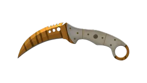 StatTrak™ Cuchillo talón ★ | Diente de tigre