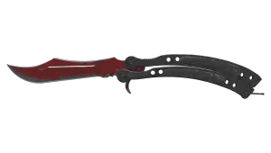 StatTrak™ Butterfly-kniv (★) | Crimson Web (Kampvansiret)