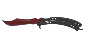 Butterfly-kniv (★) | Crimson Web (Afprøvet i marken)