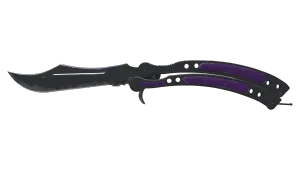 Cuchillo Mariposa ★ | Ultravioleta (Bastante desgastado)