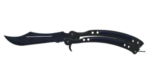 Butterfly-kniv (★) | Blue Steel
