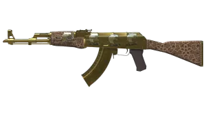 AK-47 | Gold Arabesque (Com Muito Uso)