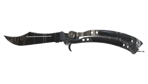 Butterfly-kniv (★) | Black Laminate (Fabriksny)