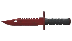 StatTrak™ Bayoneta M9 ★ | Tela escarlata