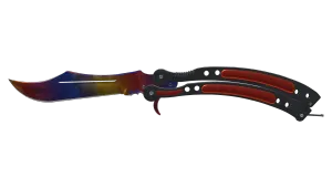 ★ Butterfly Knife | Marble Fade (Minimal Wear)