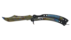 StatTrak™ 蝴蝶刀（★） | 表面淬火 (略有磨损)