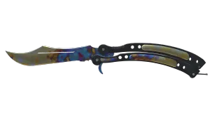 StatTrak™ Butterfly-kniv (★) | Case Hardened (Lidt slidt)