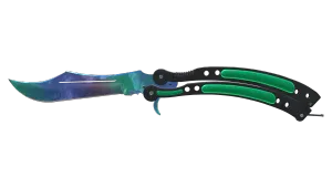 StatTrak™ Couteau papillon (★) | Doppler Gamma (Neuve)