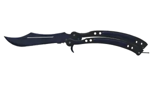 ★ Butterflykniv | Blue Steel