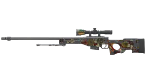 Souvenir AWP | PAW (Well-Worn)