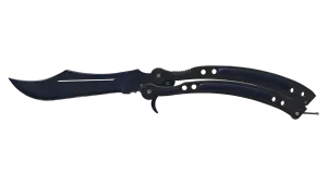 StatTrak™ Couteau papillon (★) | Acier bleui (Marquée par les combats)