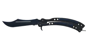 Butterfly-kniv (★) | Blue Steel