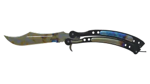 Cuțit fluture (★) | Case Hardened (Nouă)