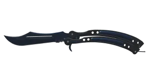 ★ StatTrak™ Butterfly Knife | Blue Steel