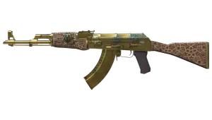 AK-47 | Guld Arabesque (Lidt slidt)