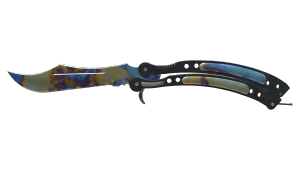 StatTrak™ Couteau papillon (★) | Cémenté (Très peu usée)