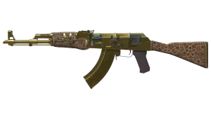 AK-47 | Gold Arabesque (Battle-Scarred)
