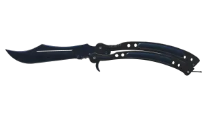 StatTrak™ ★ Нож-бабочка | Вороненая сталь