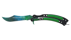 StatTrak™ Couteau papillon (★) | Doppler Gamma (Neuve)