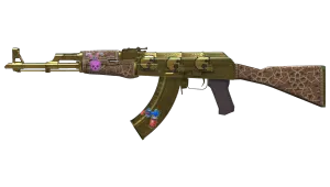 AK-47 | Gold Arabesque (Well-Worn)