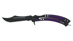 Cuchillo Mariposa ★ | Ultravioleta (Casi nuevo)