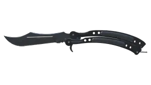 Cuchillo Mariposa ★ | Acero de damasco